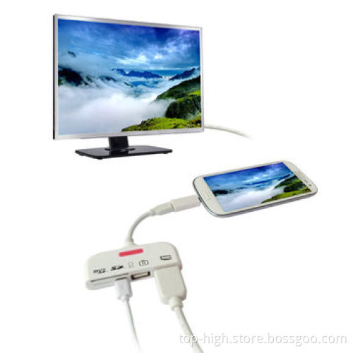 2014 Manufacturer MHL to HDMI Card Reader, 5-in-1 for Samsung S5